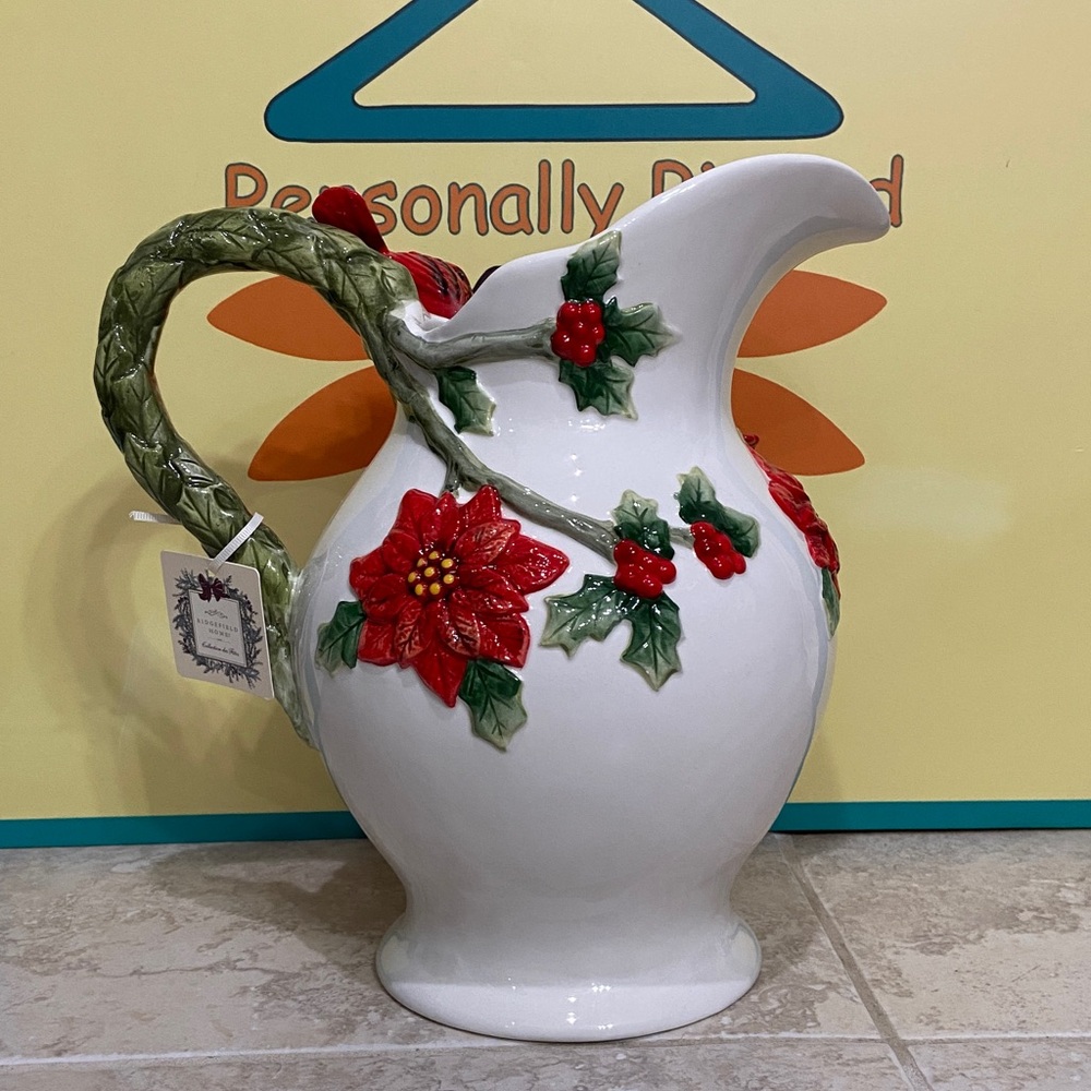 Corner Ruby Holiday Pitcher - Picture 6 of 10